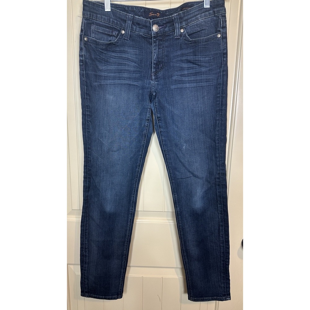 Seven7 Skinny cotton low rise women's jeans‎ sz 10